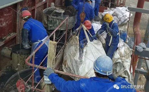 回轉(zhuǎn)窯冷卻機(jī)用耐火澆注料這樣施工作用會更大